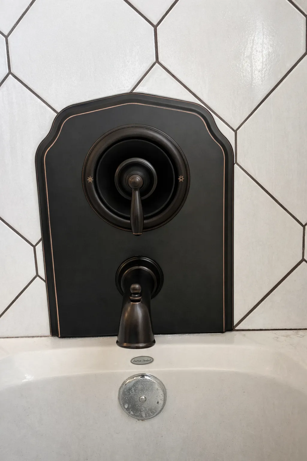 After - Shower Valve Replacement (With Wall Repair)